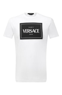 Хлопковая футболка Versace