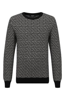Свитер из шерсти и льна Balmain
