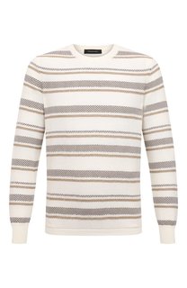 Джемпер из хлопка и шелка Ermenegildo Zegna