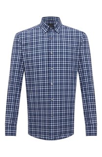 Хлопковая рубашка Ermenegildo Zegna