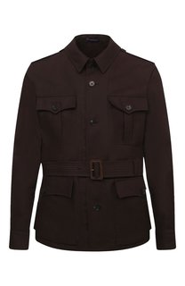 Куртка из хлопка и льна Ralph Lauren