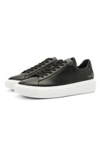Кожаные кеды Greca Versace
