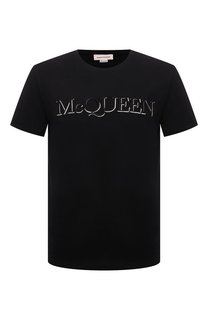 Хлопковая футболка Alexander McQueen