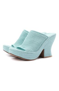 Текстильные мюли Wedge Bottega Veneta