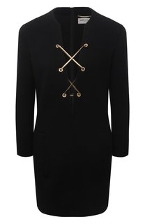 Шерстяное платье Saint Laurent