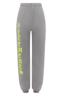 Хлопковые джоггеры VETEMENTS