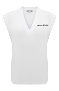 Хлопковая футболка Alexander McQueen