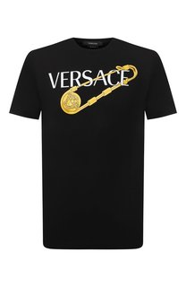 Хлопковая футболка Versace