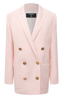 Двубортный жакет Balmain