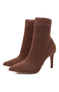 Текстильные ботильоны Gianvito Rossi