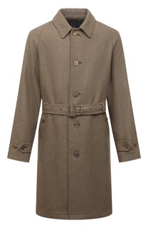 Пальто из шелка и шерсти Ralph Lauren