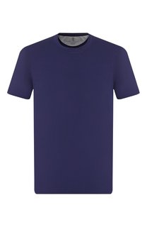 Хлопковая футболка Brunello Cucinelli