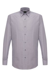 Хлопковая рубашка Ermenegildo Zegna
