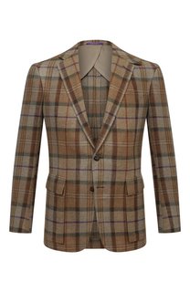 Пиджак из шерсти и шелка Ralph Lauren