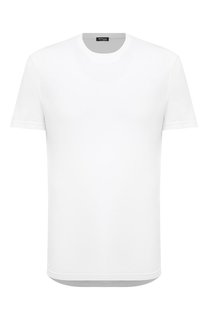 Футболка из хлопка и кашемира Kiton