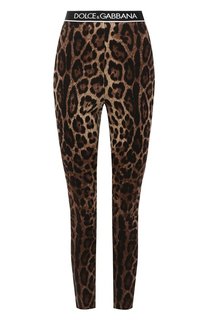 Шелковые леггинсы Dolce & Gabbana