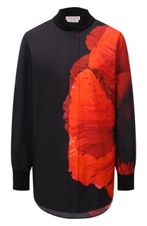 Хлопковая рубашка Alexander McQueen