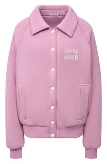 Хлопковая толстовка Miu Miu