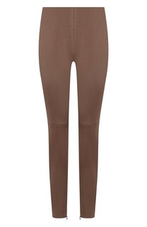 Замшевые брюки-скинни Ralph Lauren