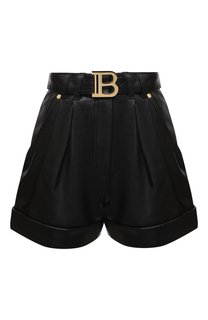 Кожаные шорты Balmain