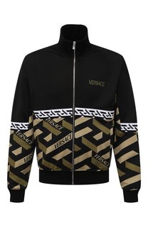 Толстовка из вискозы и хлопка Versace