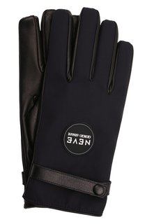 Комбинированные перчатки Giorgio Armani