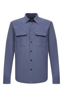 Хлопковая рубашка Ermenegildo Zegna
