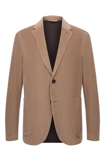 Пиджак из хлопка и кашемира Ermenegildo Zegna