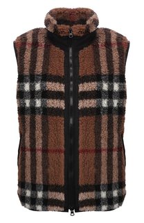 Жилет из шерсти и кашемира Hillend Burberry