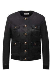Кожаная куртка Saint Laurent