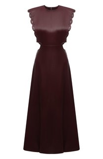 Кожаное платье Chloé