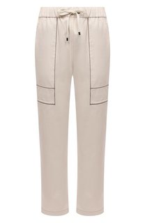 Хлопковые брюки Brunello Cucinelli