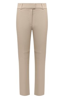 Кожаные брюки Brunello Cucinelli