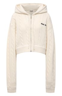 Шерстяной кардиган Miu Miu