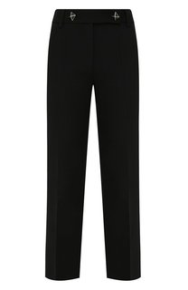 Брюки из шерсти и шелка Valentino