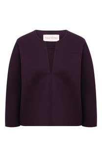 Накидка из шерсти и кашемира Valentino
