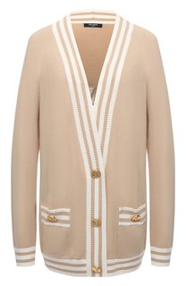 Кардиган из шерсти и кашемира Balmain
