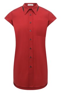 Хлопковая рубашка Brunello Cucinelli