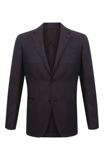 Пиджак из шелка и шерсти Ermenegildo Zegna