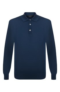 Поло из кашемира и шелка Ermenegildo Zegna