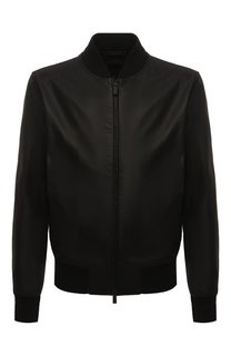Кожаный бомбер Ermenegildo Zegna