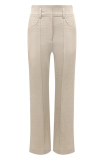 Брюки из хлопка и льна Brunello Cucinelli
