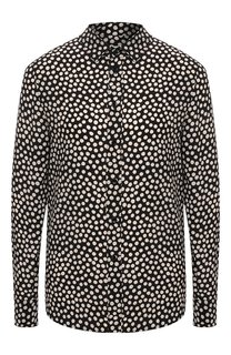 Шелковая рубашка Saint Laurent