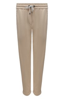 Хлопковые брюки Brunello Cucinelli