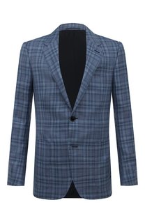 Пиджак из шерсти и шелка Ermenegildo Zegna