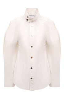 Рубашка из хлопка и вискозы Bottega Veneta
