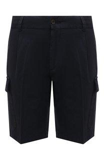 Шорты из хлопка и льна Corneliani