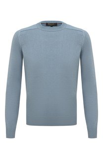 Свитер из хлопка и шелка Loro Piana