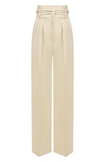 Брюки из вискозы и льна Brunello Cucinelli