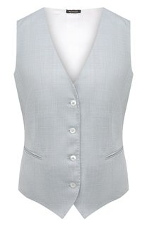 Жилет из кашемира и шелка Kiton